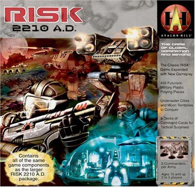 Alle Details zum Brettspiel Risk 2210 A.D. und ähnlichen Spielen