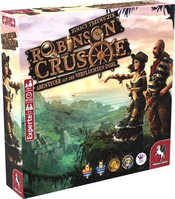 Alle Details zum Brettspiel Robinson Crusoe: Abenteuer auf der verfluchten Insel und ähnlichen Spielen