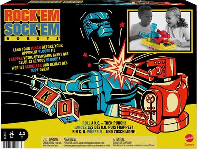 Alle Details zum Brettspiel Rock 'Em Sock 'Em Robots und ähnlichen Spielen