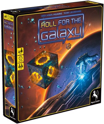 Alle Details zum Brettspiel Roll for the Galaxy und ähnlichen Spielen