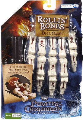 Alle Details zum Brettspiel Rollin' Bones: Pirates of the Caribbean (On Stranger Tides) Dice Game und ähnlichen Spielen
