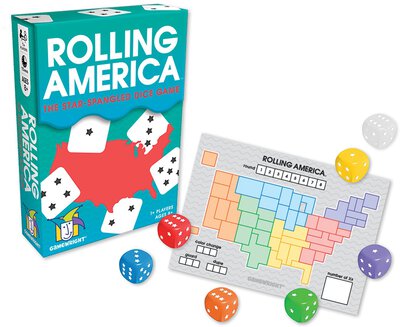 Alle Details zum Brettspiel Rolling America und ähnlichen Spielen