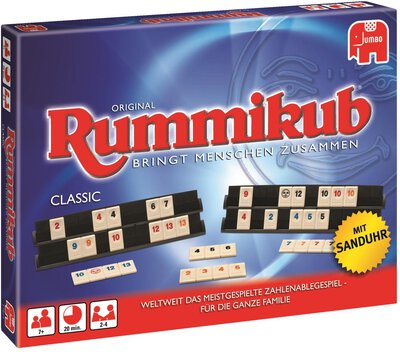 Alle Details zum Brettspiel Rummikub (Spiel des Jahres 1980) und ähnlichen Spielen