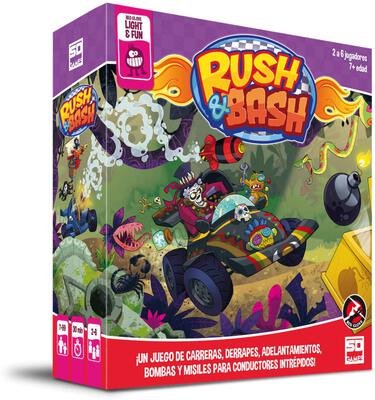 Alle Details zum Brettspiel Rush & Bash und ähnlichen Spielen