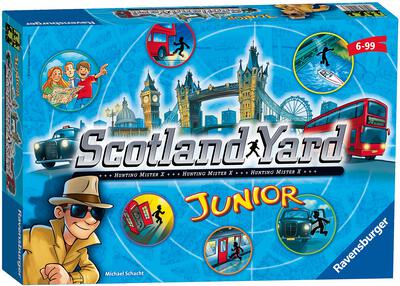 Alle Details zum Brettspiel Scotland Yard Junior und ähnlichen Spielen