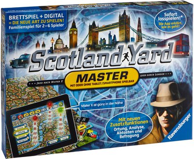 Alle Details zum Brettspiel Scotland Yard Master und ähnlichen Spielen