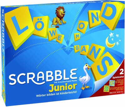 Alle Details zum Brettspiel Scrabble Junior und ähnlichen Spielen