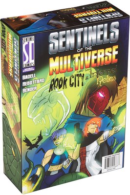 Alle Details zum Brettspiel Sentinels of the Multiverse: Rook City und ähnlichen Spielen