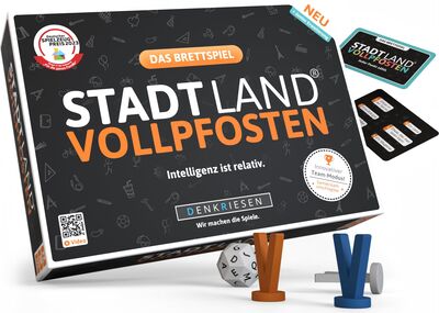Stadt Land Vollpfosten: Das Brettspiel bei Amazon bestellen