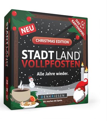 Stadt Land Vollpfosten: Das Kartenspiel – Christmas Edition bei Amazon bestellen