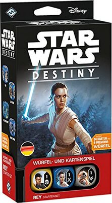 Alle Details zum Brettspiel Star Wars: Destiny – Rey Starter Set (Erweiterung) und ähnlichen Spielen