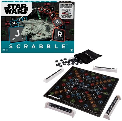 Alle Details zum Brettspiel Star Wars: Scrabble und ähnlichen Spielen