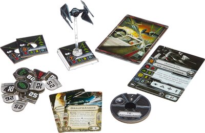 Alle Details zum Brettspiel Star Wars X-Wing Miniaturen-Spiel: TIE Abfangjäger (Erweiterung) und ähnlichen Spielen