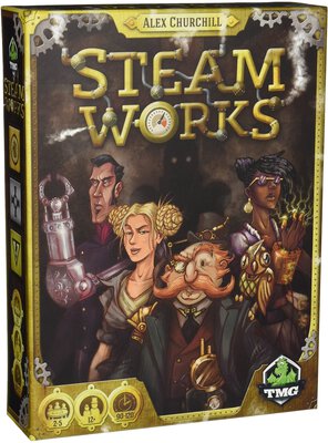 Alle Details zum Brettspiel Steam Works und ähnlichen Spielen
