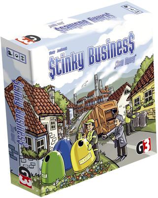 Alle Details zum Brettspiel Stinky Business und ähnlichen Spielen
