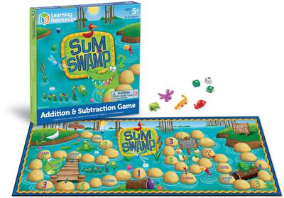 Alle Details zum Brettspiel Sum Swamp - Addition & Subtraction Game und ähnlichen Spielen