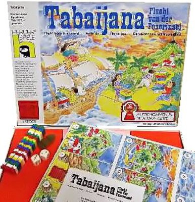 Alle Details zum Brettspiel Tabaijana: Flucht von der Feuerinsel und Ã¤hnlichen Spielen