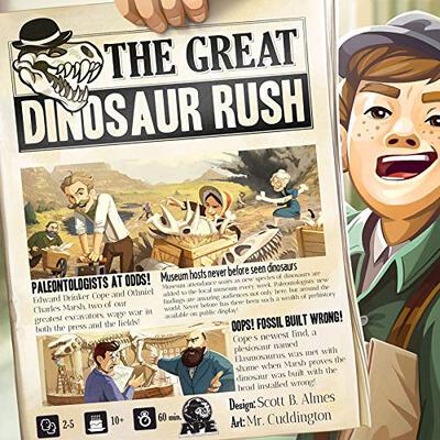 Alle Details zum Brettspiel The Great Dinosaur Rush und ähnlichen Spielen