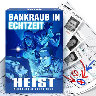 Alle Details zum Brettspiel The Heist: Verbrechen lohnt sich und ähnlichen Spielen