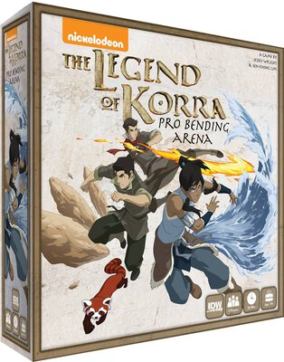 Alle Details zum Brettspiel The Legend of Korra: Pro-Bending Arena und ähnlichen Spielen