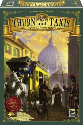 Alle Details zum Brettspiel Thurn und Taxis: Alle Wege führen nach Rom (2. Erweiterung) und ähnlichen Spielen