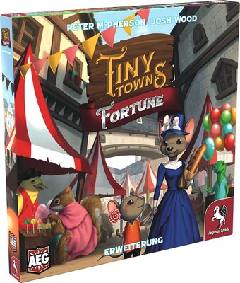 Alle Details zum Brettspiel Tiny Towns: Fortune (Erweiterung) und ähnlichen Spielen