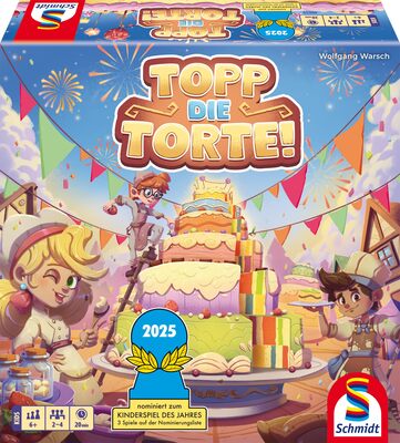 Alle Details zum Brettspiel Topp die Torte und ähnlichen Spielen