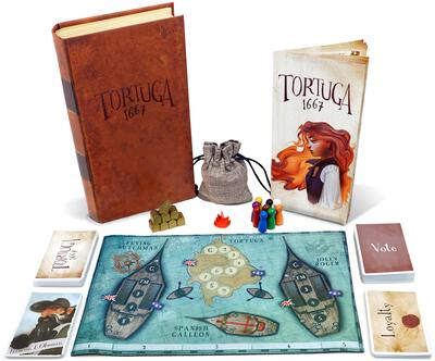 Alle Details zum Brettspiel Tortuga 1667 und ähnlichen Spielen