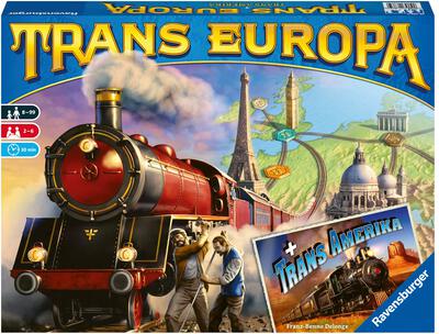 Alle Details zum Brettspiel Trans Europa & Trans Amerika und ähnlichen Spielen