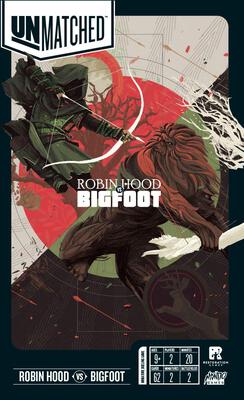 Alle Details zum Brettspiel Unmatched: Robin Hood vs. Bigfoot und Ã¤hnlichen Spielen