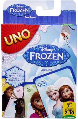 Alle Details zum Brettspiel UNO: Frozen / Die Eiskönigin und ähnlichen Spielen