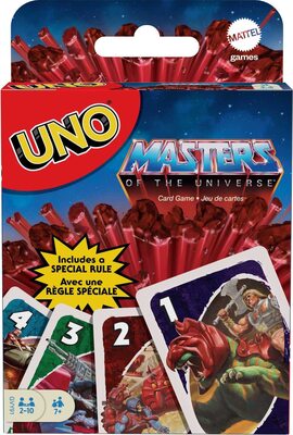 Alle Details zum Brettspiel UNO: Masters of the Universe und ähnlichen Spielen