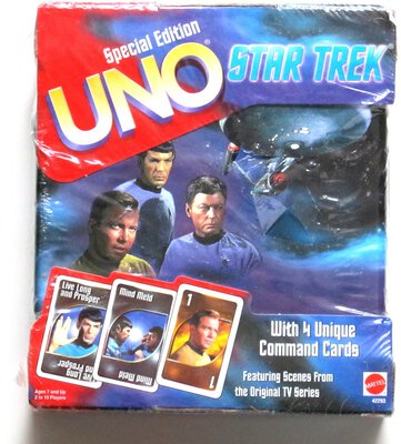 Alle Details zum Brettspiel UNO: Star Trek und ähnlichen Spielen