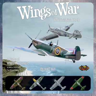Alle Details zum Brettspiel Wings of War: WW2 Deluxe-Set und ähnlichen Spielen