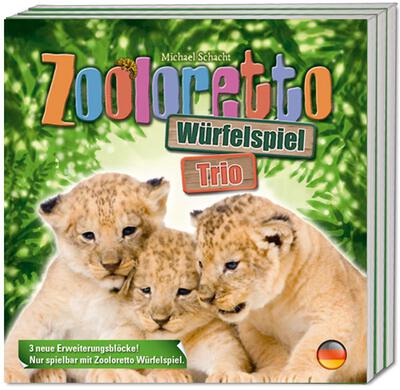 Alle Details zum Brettspiel Zooloretto Würfelspiel Trio (Erweiterung) und ähnlichen Spielen