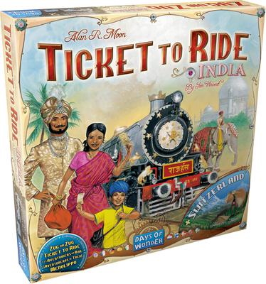 Alle Details zum Brettspiel Zug um Zug: Indien und Schweiz (2. Karten-Erweiterung) und ähnlichen Spielen