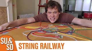 YouTube Review vom Spiel "String Railway" von Shut Up & Sit Down
