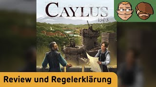 YouTube Review vom Spiel "Caylus (Deutscher Spielepreis 2006 Gewinner)" von Hunter & Cron - Brettspiele