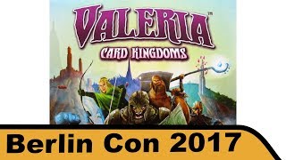 YouTube Review vom Spiel "Valeria: Königreich der Karten" von Hunter & Cron - Brettspiele