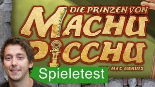 YouTube Review vom Spiel "Die Prinzen von Machu Picchu" von Spielama