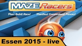 YouTube Review vom Spiel "Maze Racers - Baue! Tausche! Flitze!" von Hunter & Cron - Brettspiele