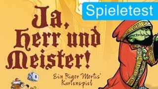 YouTube Review vom Spiel "Ja, Herr und Meister! - Rote Edition" von Spielama