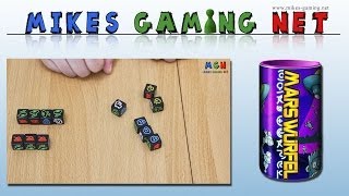 YouTube Review vom Spiel "Mars Würfel" von Mikes Gaming Net - Brettspiele