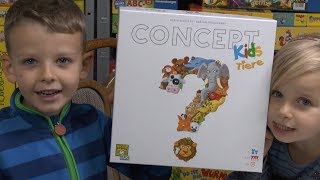 YouTube Review vom Spiel "Concept Kids: Tiere (Deutscher Kinderspielpreis 2019 Gewinner)" von SpieleBlog