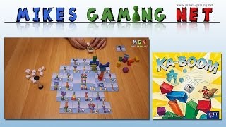 YouTube Review vom Spiel "Ka-Boom" von Mikes Gaming Net - Brettspiele