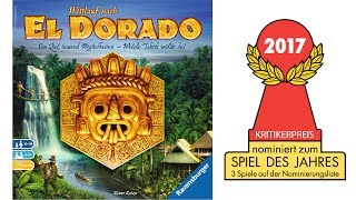 YouTube Review vom Spiel "Wettlauf nach El Dorado: Die Goldenen Tempel (eigenständige Erweiterung)" von Spiel des Jahres