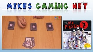 YouTube Review vom Spiel "Die fiesen 7" von Mikes Gaming Net - Brettspiele