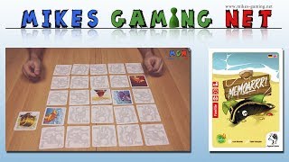 YouTube Review vom Spiel "Memoarrr! (Deutscher Kinderspielpreis 2018 Gewinner)" von Mikes Gaming Net - Brettspiele