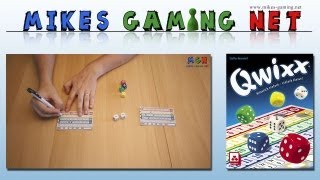 YouTube Review vom Spiel "Qwixx" von Mikes Gaming Net - Brettspiele