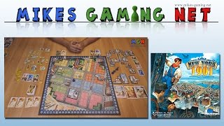 YouTube Review vom Spiel "New York 1901" von Mikes Gaming Net - Brettspiele